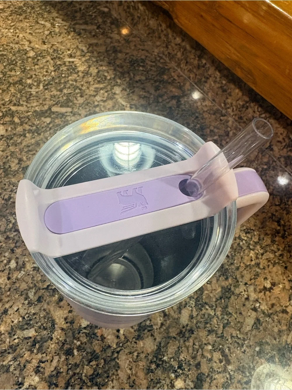 Stanley Pale Lavender Travel Tumbler with Handle and Straw